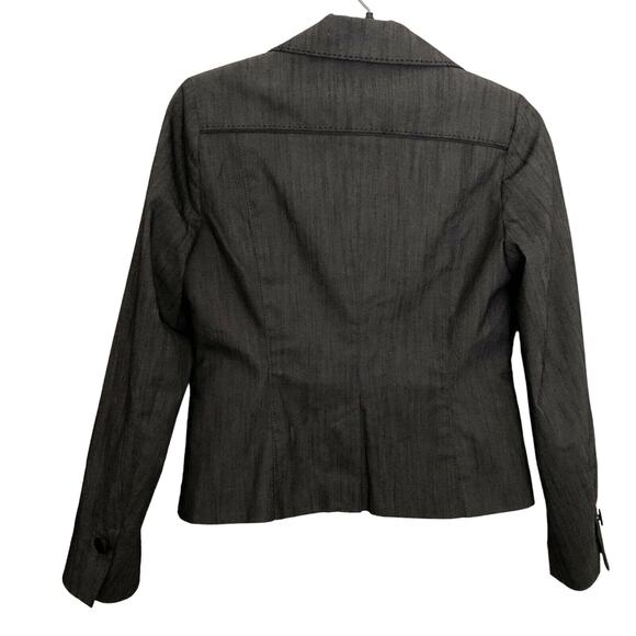 Willi Smith Gray 3 Button Blazer - Size Small - Fully Lined - Contrast Stitching - Picture 7 of 7